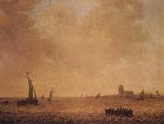Jan van Goyen View of Dordrecht across the river Merwede oil painting picture wholesale